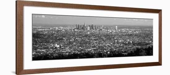 Aerial View of a Cityscape, Los Angeles, California, USA 2010-null-Framed Photographic Print