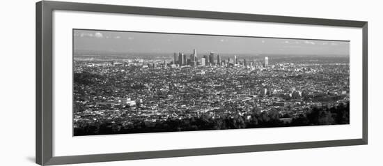 Aerial View of a Cityscape, Los Angeles, California, USA 2010-null-Framed Photographic Print