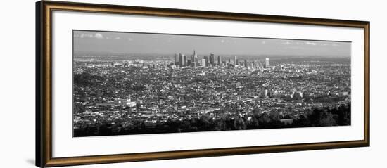 Aerial View of a Cityscape, Los Angeles, California, USA 2010-null-Framed Photographic Print