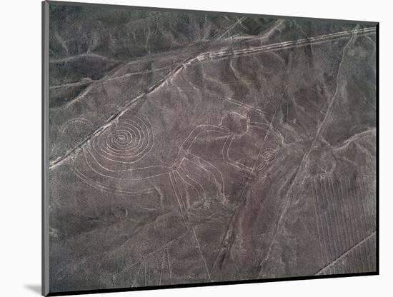 Aerial View of a Monkey Figure, Nazca Lines (Photography, 1983)-Prehistoric Prehistoric-Mounted Giclee Print