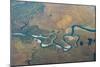 Aerial View of a River in Katmai National Park-Robert Haasmann-Mounted Photographic Print