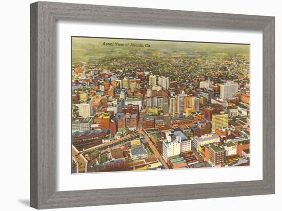 Aerial View of Atlanta, Georgia-null-Framed Art Print