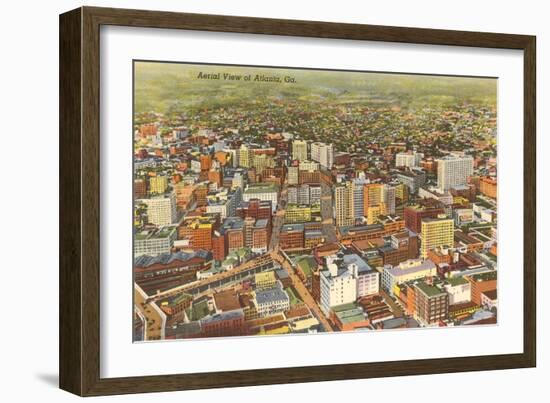 Aerial View of Atlanta, Georgia-null-Framed Art Print