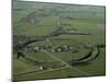 Aerial View of Avebury, Unesco World Heritage Site, Wiltshire, England, United Kingdom-Adam Woolfitt-Mounted Photographic Print