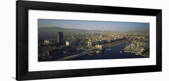 Aerial View of Barcelona, Spain-null-Framed Photographic Print