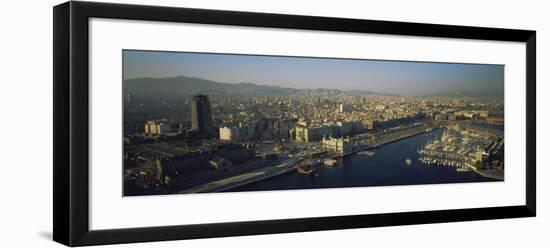 Aerial View of Barcelona, Spain-null-Framed Photographic Print