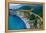 Aerial view of Bixby Creek Bridge at Pacific Coast, Big Sur, California, USA-null-Framed Premier Image Canvas