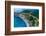 Aerial view of Bixby Creek Bridge at Pacific Coast, Big Sur, California, USA-null-Framed Photographic Print