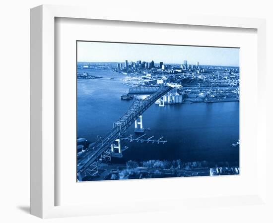 Aerial View of Boston, MA-Jeffrey Rotman-Framed Photographic Print