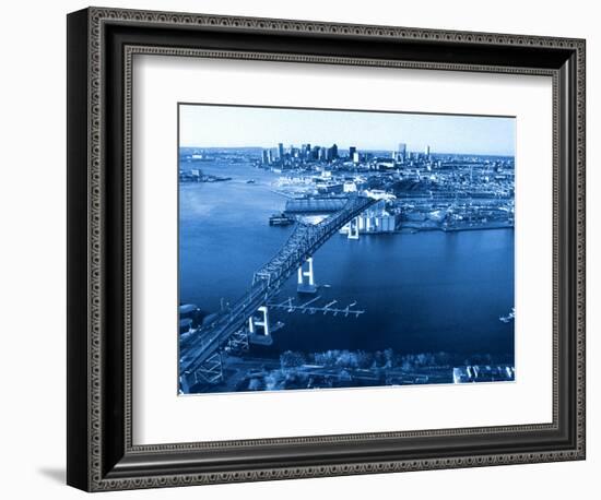 Aerial View of Boston, MA-Jeffrey Rotman-Framed Photographic Print