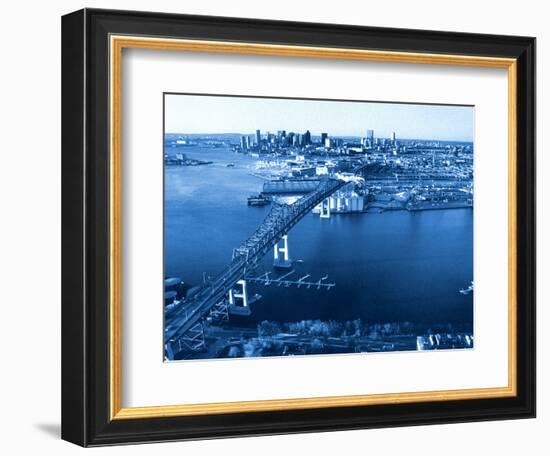 Aerial View of Boston, MA-Jeffrey Rotman-Framed Photographic Print