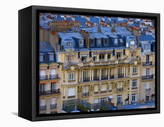Aerial View of Buildings Seen from the Eiffel Tower, Paris, France-Jim Zuckerman-Framed Premier Image Canvas