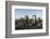 Aerial View of Central Santiago City at Dawn from Apartment Block Rooftop-Ben Pipe-Framed Photographic Print