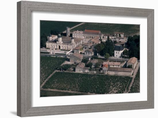 Aerial View of Chateau De Mouton-Rothschild, France-null-Framed Giclee Print