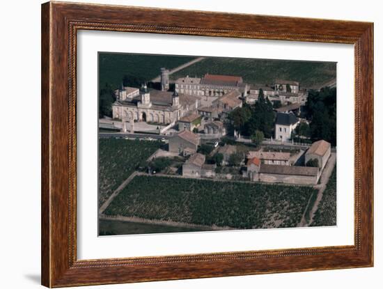 Aerial View of Chateau De Mouton-Rothschild, France-null-Framed Giclee Print