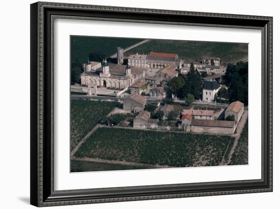 Aerial View of Chateau De Mouton-Rothschild, France-null-Framed Giclee Print