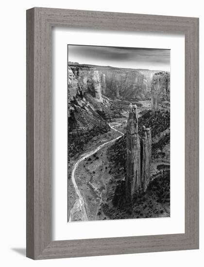 Aerial View of Chelly Canyon, Arizona-null-Framed Art Print