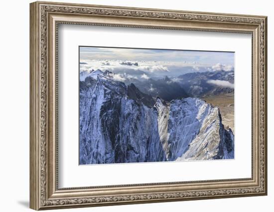 Aerial View of Cima Della Bondasca Located Between Ferro Valley and Bondasca Valley-Roberto Moiola-Framed Photographic Print