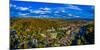 Aerial view of cityscape, Montpelier, Washington County, Vermont, USA-null-Mounted Photographic Print