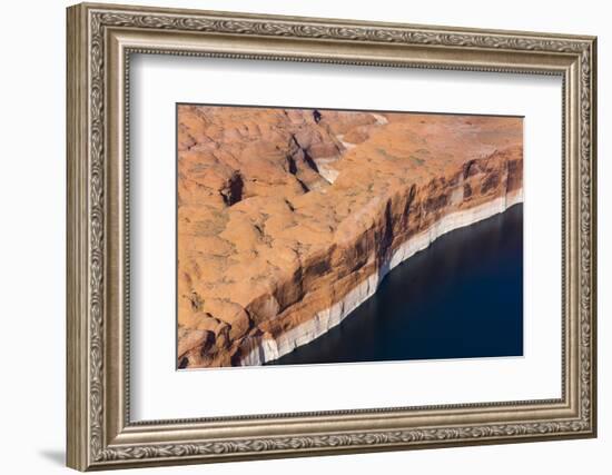 Aerial View of Cliffs at the Edge of Lake Powell-Juan Carlos Munoz-Framed Photographic Print