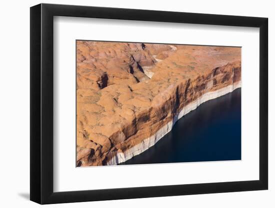 Aerial View of Cliffs at the Edge of Lake Powell-Juan Carlos Munoz-Framed Photographic Print