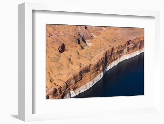 Aerial View of Cliffs at the Edge of Lake Powell-Juan Carlos Munoz-Framed Photographic Print