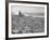 Aerial View of Cologne Showing Devastation of Allied Air Raids, Cathedral and Rhine River-John Florea-Framed Photographic Print