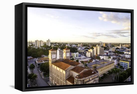 Aerial View of Cuiaba City, Brazil-Frazao-Framed Premier Image Canvas