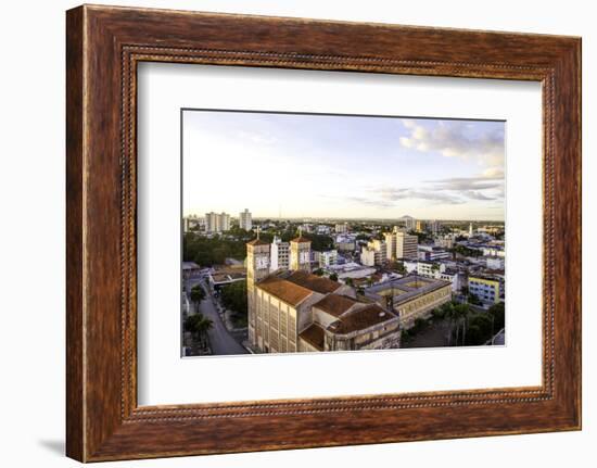 Aerial View of Cuiaba City, Brazil-Frazao-Framed Photographic Print