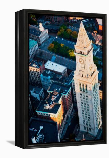 Aerial View of Custom House Tower, Boston, MA-null-Framed Premier Image Canvas