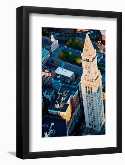 Aerial View of Custom House Tower, Boston, MA-null-Framed Photographic Print