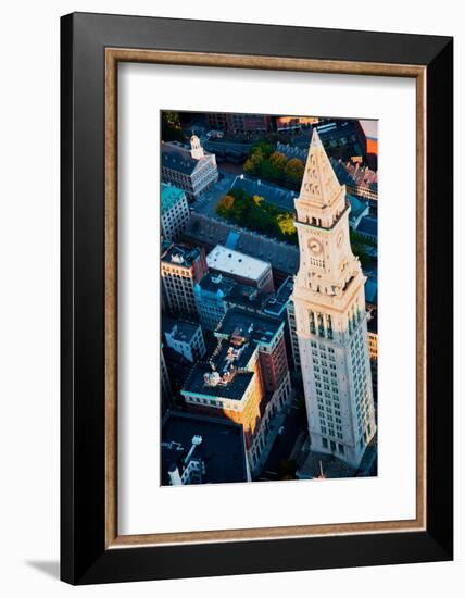 Aerial View of Custom House Tower, Boston, MA-null-Framed Photographic Print