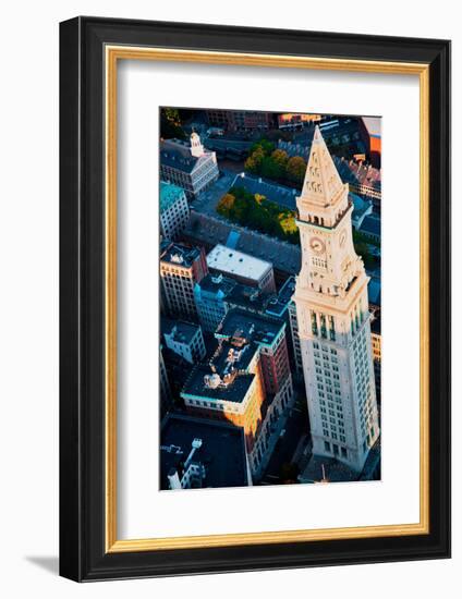 Aerial View of Custom House Tower, Boston, MA-null-Framed Photographic Print