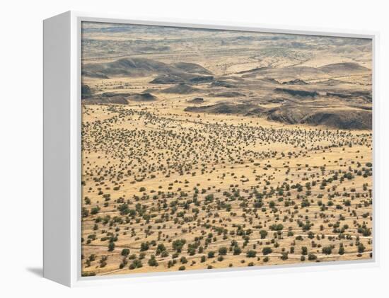 Aerial View of Damaraland, Kaokoland Wilderness in Nw Region, Namibia, Africa-Kim Walker-Framed Premier Image Canvas