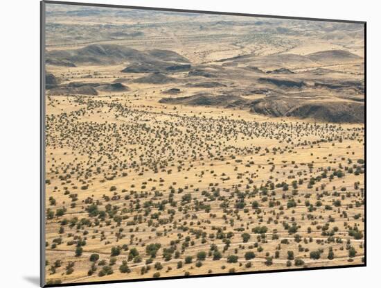 Aerial View of Damaraland, Kaokoland Wilderness in Nw Region, Namibia, Africa-Kim Walker-Mounted Photographic Print