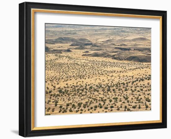 Aerial View of Damaraland, Kaokoland Wilderness in Nw Region, Namibia, Africa-Kim Walker-Framed Photographic Print