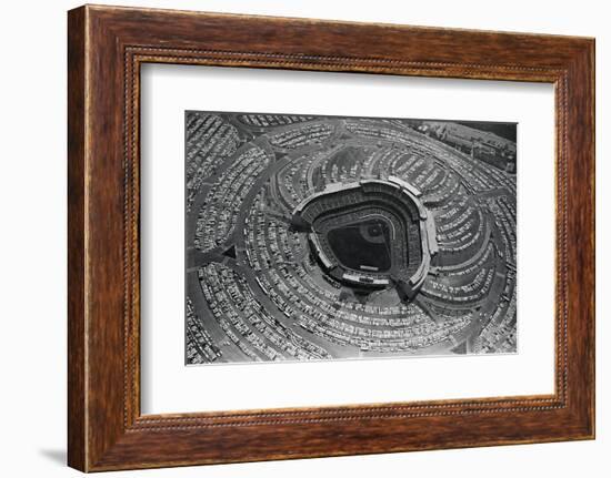 Aerial View of Dodger Stadium-null-Framed Photographic Print