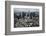 Aerial View. of Downtown Los Angeles-David Wall-Framed Photographic Print