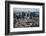 Aerial View. of Downtown Los Angeles-David Wall-Framed Photographic Print