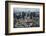 Aerial View. of Downtown Los Angeles-David Wall-Framed Photographic Print