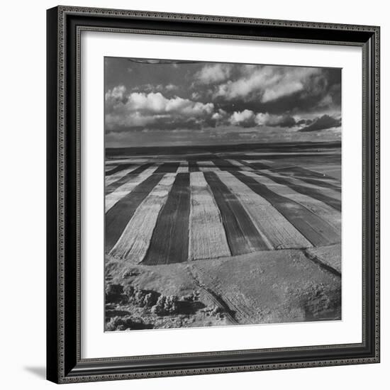 Aerial View of Farmland-Stan Wayman-Framed Photographic Print