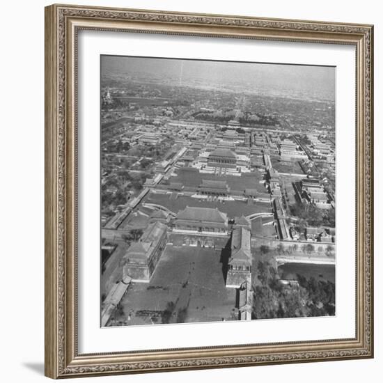 Aerial View of Forbidden City-Dmitri Kessel-Framed Photographic Print