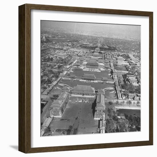 Aerial View of Forbidden City-Dmitri Kessel-Framed Photographic Print