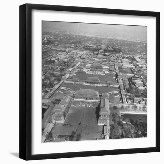 Aerial View of Forbidden City-Dmitri Kessel-Framed Photographic Print