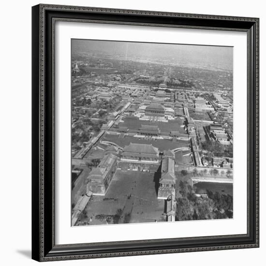 Aerial View of Forbidden City-Dmitri Kessel-Framed Photographic Print