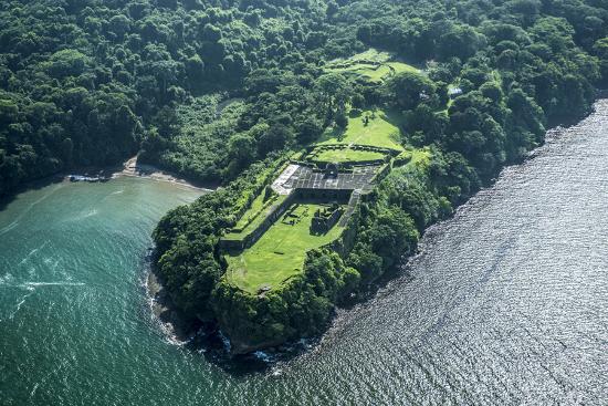 Aerial View Of Fort San Lorenzo Colon Panama Photographic Print Jonathan Kingston Art Com