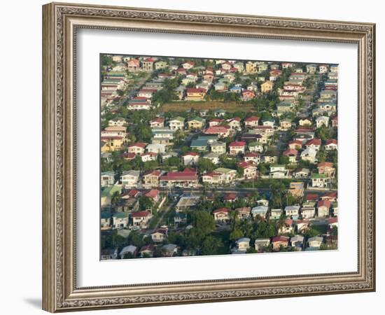 Aerial View of Georgetown, Guyana-Keren Su-Framed Photographic Print