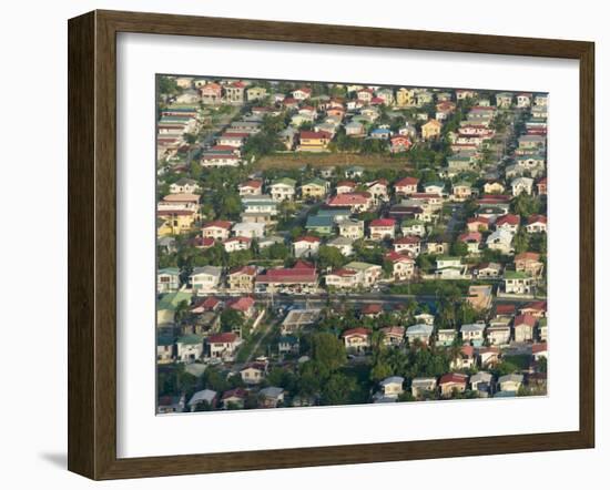 Aerial View of Georgetown, Guyana-Keren Su-Framed Photographic Print