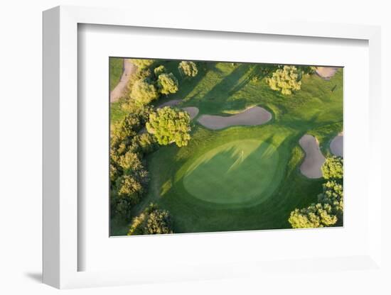 Aerial View of Golf Course Huelva Province, Spain-Peter Adams-Framed Photographic Print