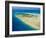 Aerial View of Green Island, The Great Barrier Reef, Cairns Area, North Coast, Queensland-Walter Bibikow-Framed Photographic Print